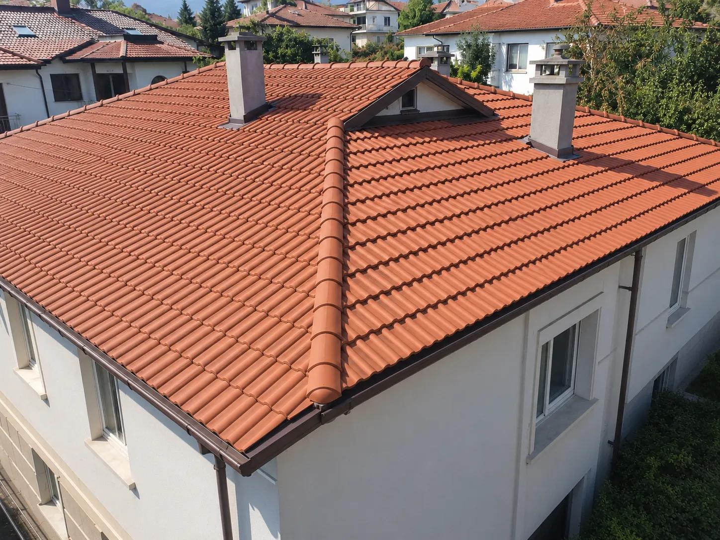 çatı İsı yalıtımı sonrası müstakil ev teslim görünümü