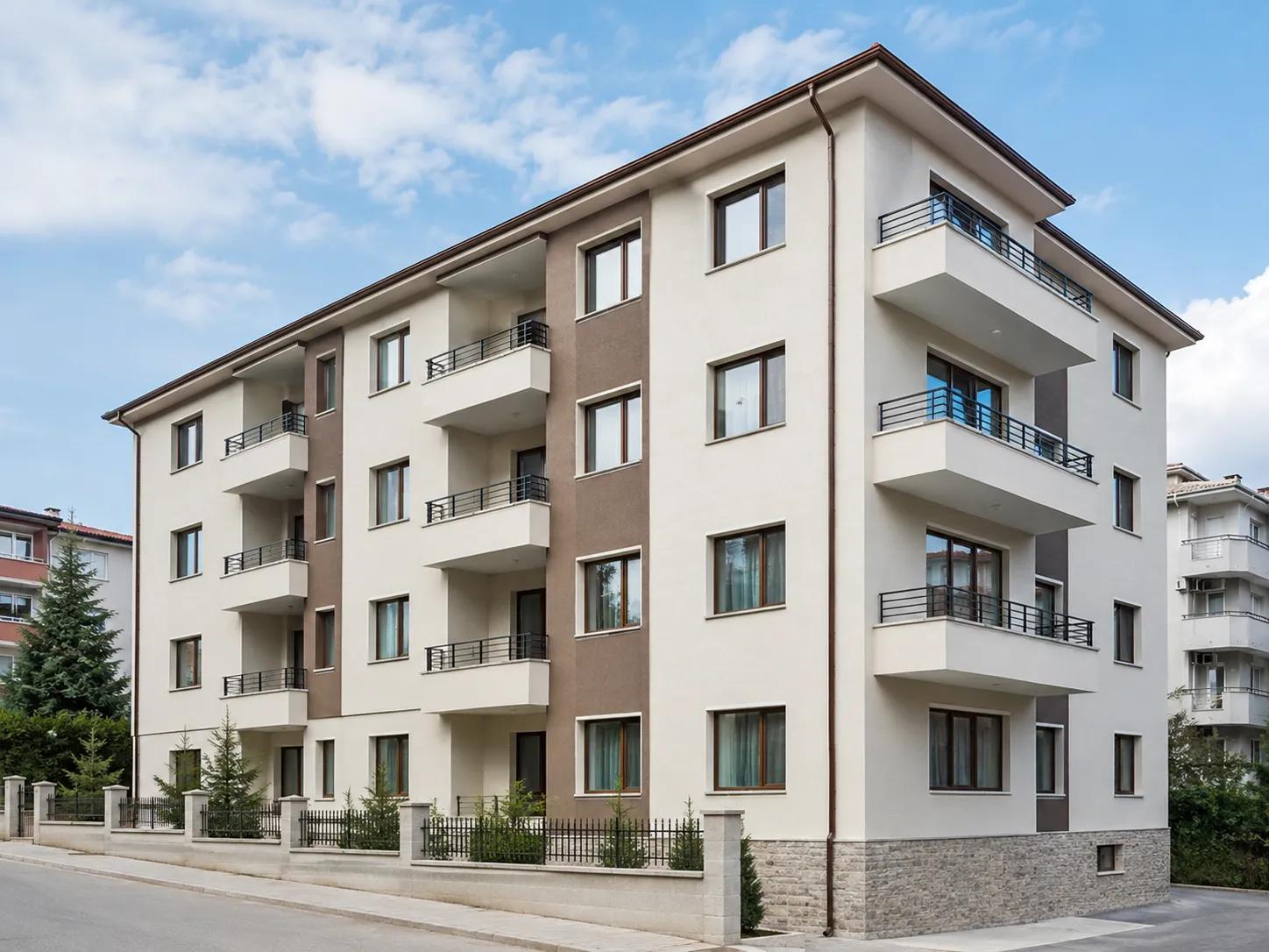 dış cephe yalıtımı sonrası dış cephe teslim görünümü