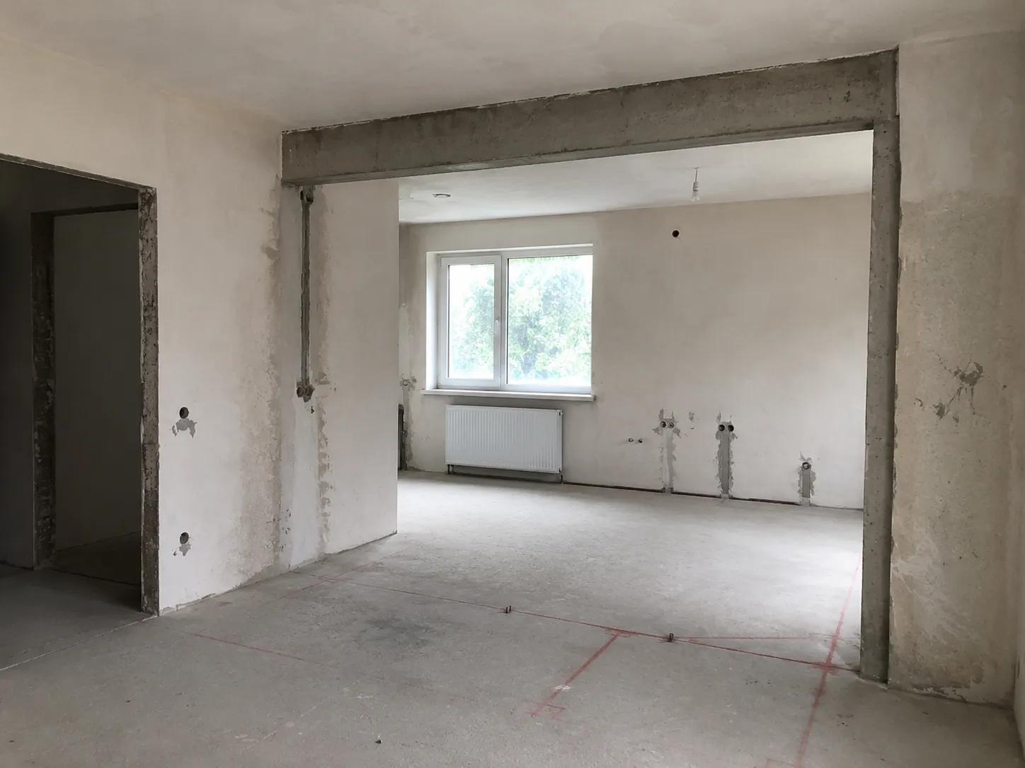 gaz beton duvar örme öncesi i̇ç mekan görünümü
