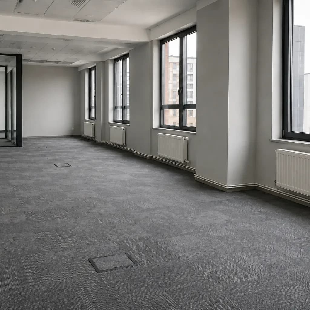 Ofis bölümlemesinde petek hattı sonrası temsili bitiş görünümü