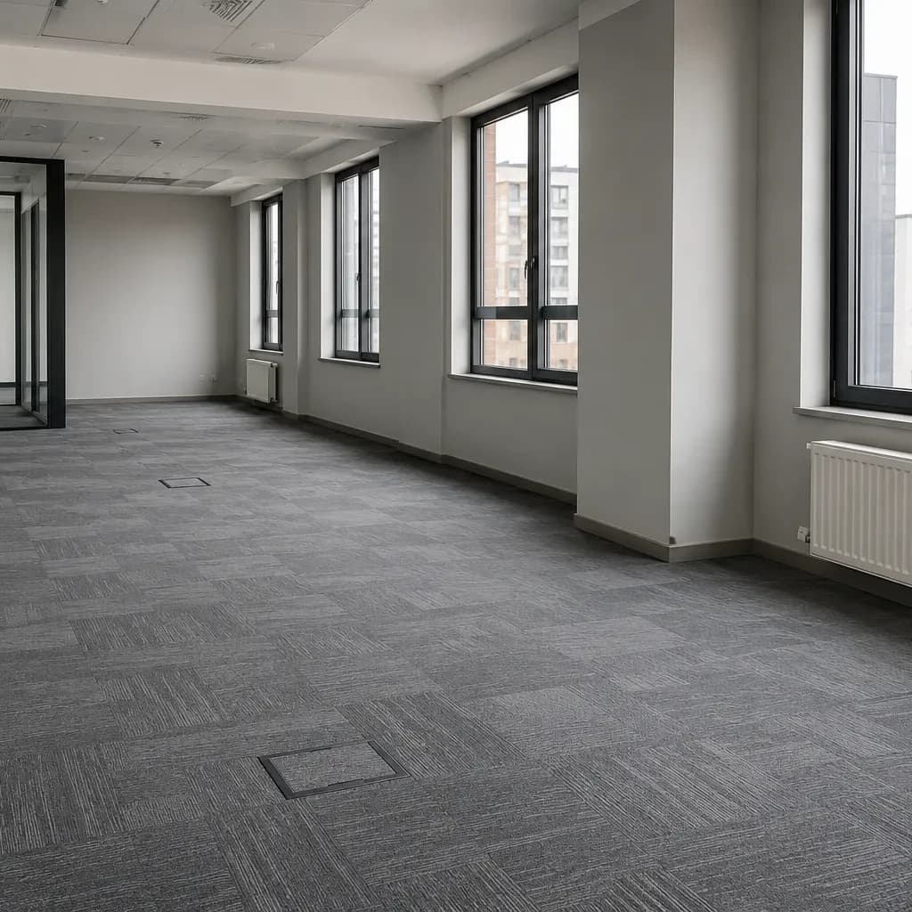 Ofis bölümlemesinde petek hattı öncesi uygulama alanı