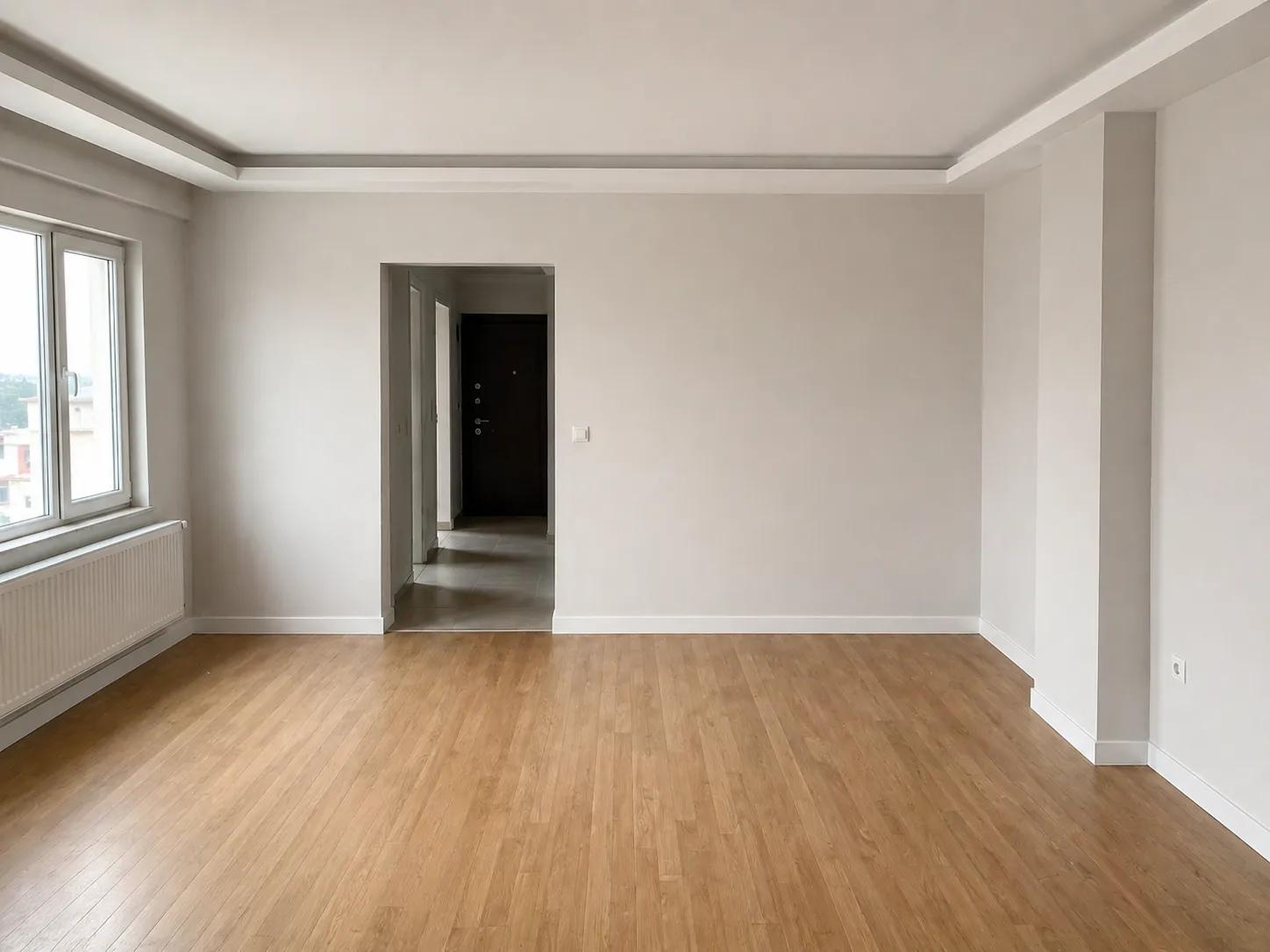Boyama sonrası daha bakımlı daire görünümü