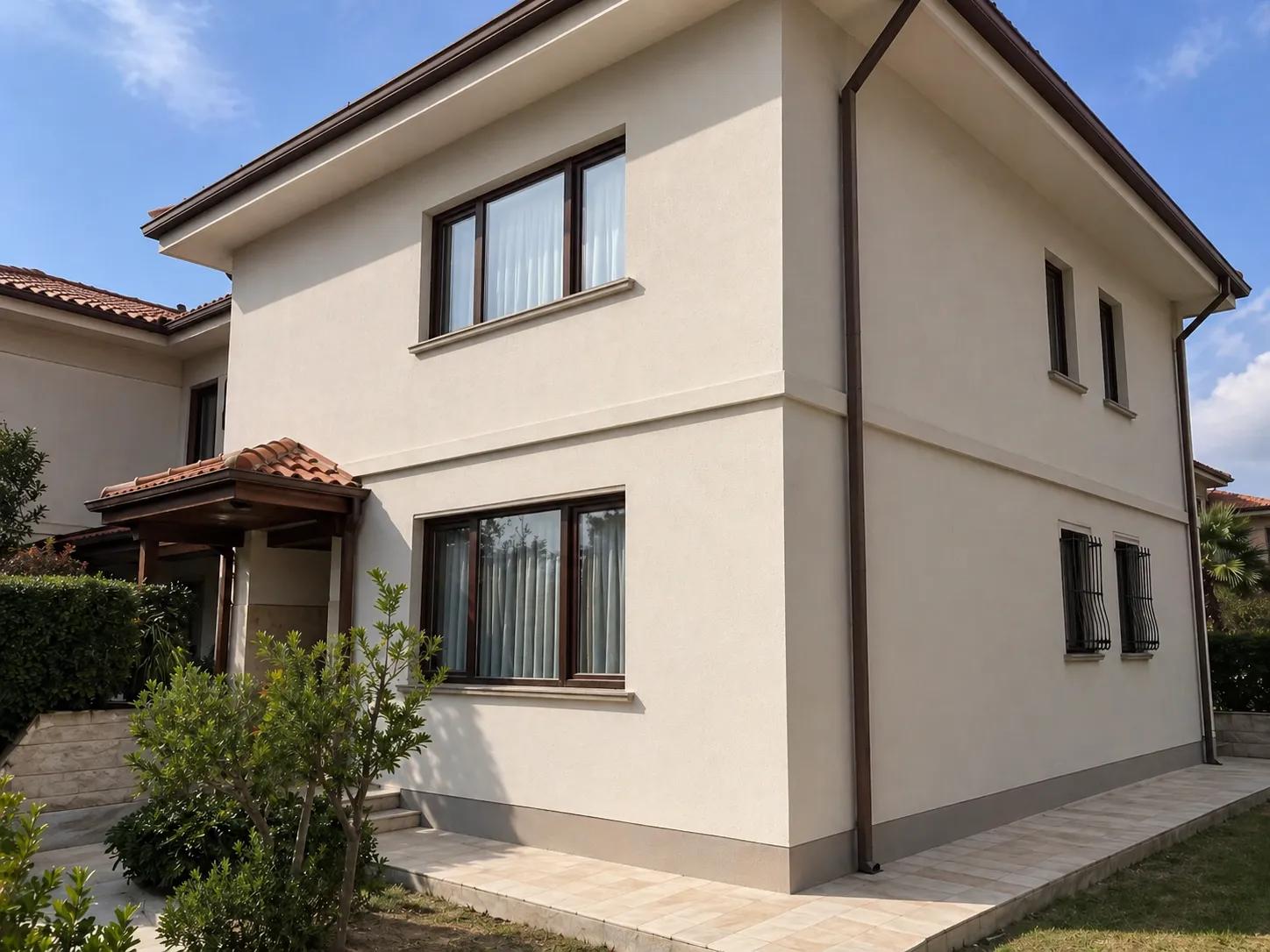 Grenli boya sonrası tamamlanmış cephe
