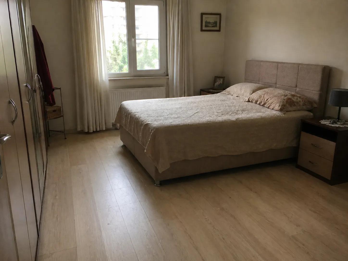 Laminat parke sonrası sıcak yatak odası