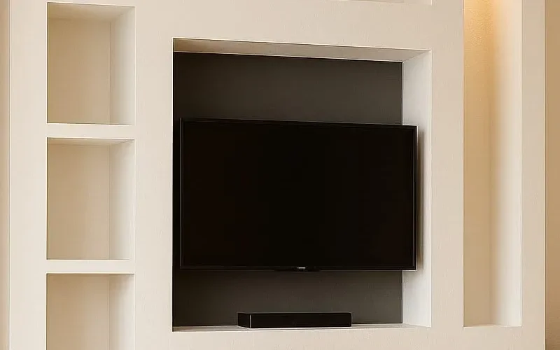 Alçıpan TV Ünitesi ve Bölme Duvar Tasarımları – 2025 Modern Rehberi