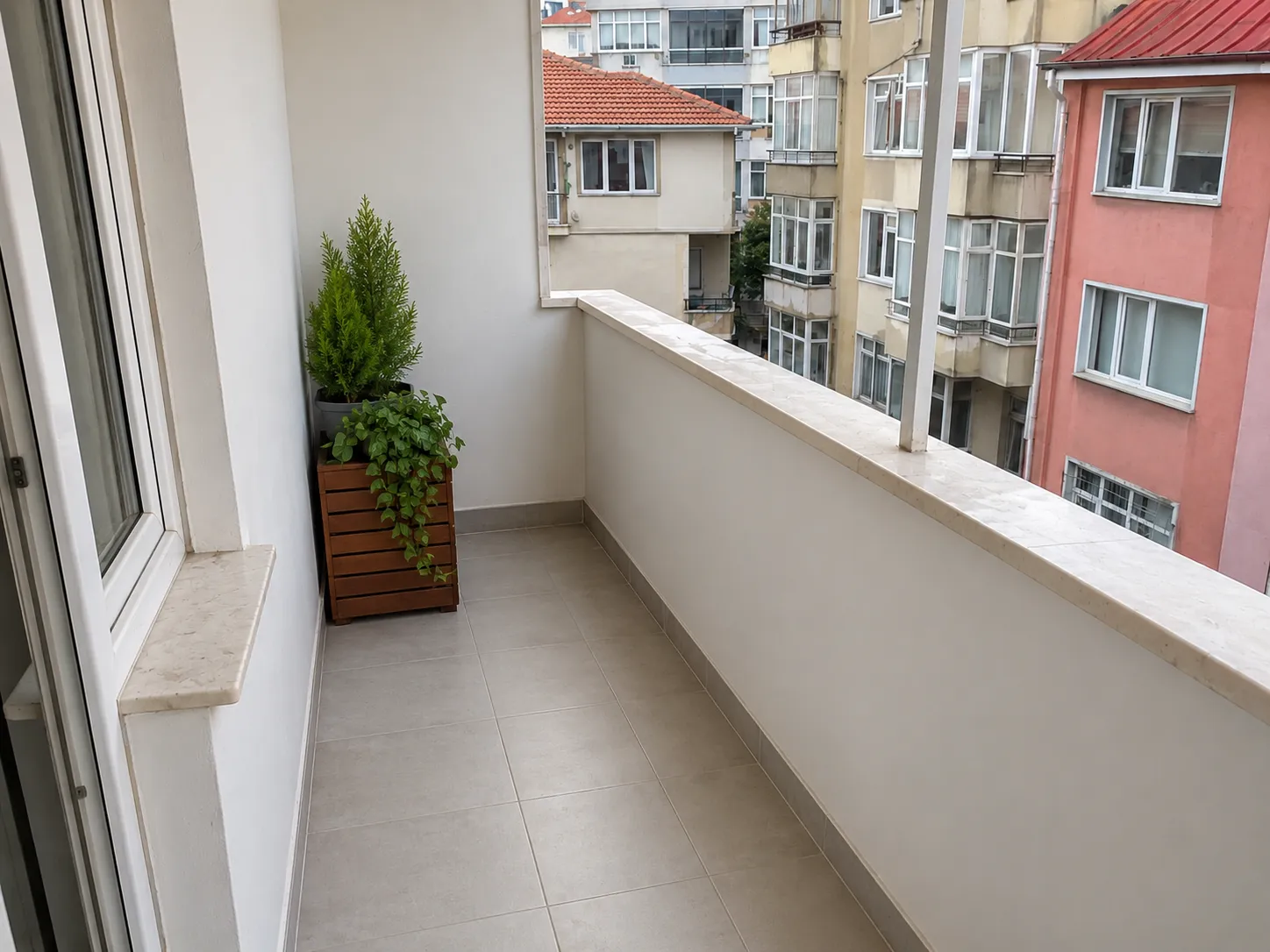 Balkonu Kullanışlı Hale Getirme sonrası görünüm