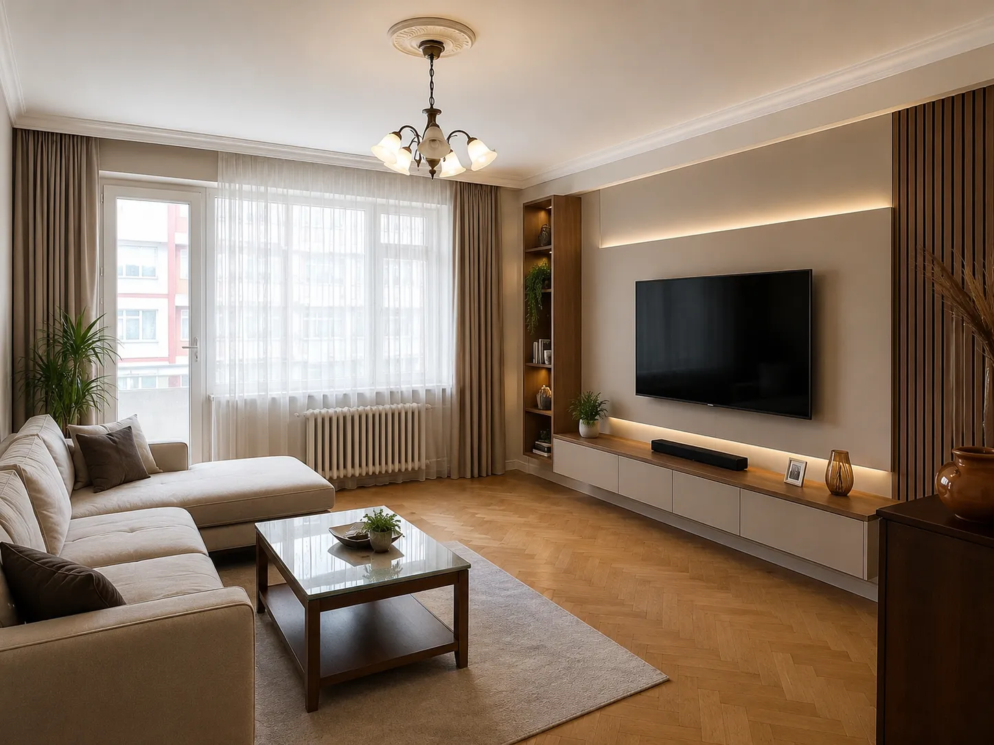Salon Yenileme Planı sonrası görünüm