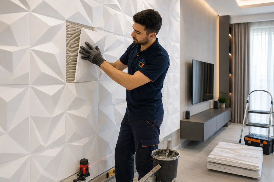 3d Duvar Panel Uygulamaları