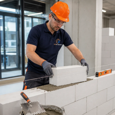 gaz beton duvar örme uygulamaları